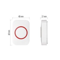 Venkovní zvonkové tlačítko pro P5732 na 1x CR2032