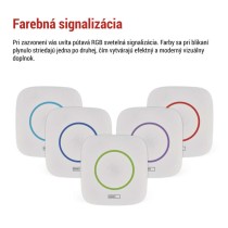 Domový bezdrôtový zvonček P5736 na 3× AA