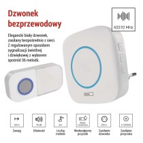 Dzwonek bezprzewodowy AC P5737