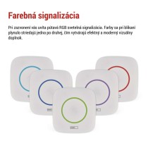 Domový bezdrôtový zvonček P5737 do zásuvky