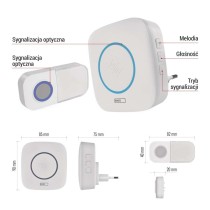 Dzwonek bezprzewodowy AC P5737