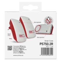 Bezbateriový domovní bezdrátový zvonek P5750.2R do zásuvky