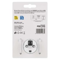 Aljzat elágazó 2×, 1×USB-A+1×USB-C, fehér-szürke