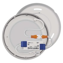 LED prisadené svietidlo, kruhové, biele, 12,5W, Neutrálna biela