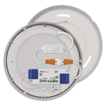 Panel LED natynkowy NEXXO, okrągły, biały, 12,5W, CCT