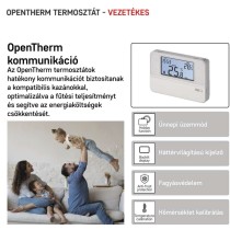 Programozható vezetékes OpenTherm szobatermosztát P5606OT