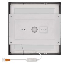 LED svítidlo NEXXO černé, 22,5 x 22,5 cm, 21 W, teplá/neutrální bílá