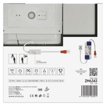 LED felületi lámpatest NEXXO, négyzet, fekete, 21W, CCT