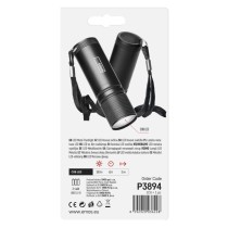 COB LED ruční kovová svítilna P3894, 100 lm, 3x AAA