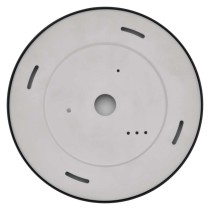 LED prisadené svietidlo, kruhové, čierne, 21W, CCT