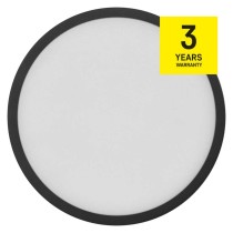 LED lampa NEXXO, melna, 22,5 cm, 21 W, silti/neitrāli balta