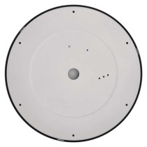 LED prisadené svietidlo, kruhové, čierne, 28,5W, CCT