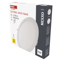 LED süllyesztett lámpatest NEXXO, kerek, fehér, 25W, természetes fehér