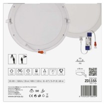 LED süllyesztett lámpatest NEXXO, kerek, fehér, 25W, természetes fehér
