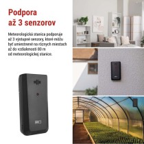 Domáca bezdrôtová meteostanica E8625