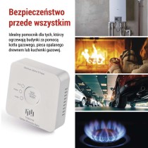 GoSmart detektor tlenku węgla TCS0101W z WiFi