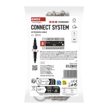 Predlžovací kábel pre spojovacie reťaze Standard transparent., 10 m, vonkajší aj vnútorný