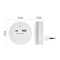 EMOS LED éjjeli fény fotoszenzorral