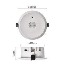 EMOS LED vészvilágító lámpatest ORSU 6W 450 lm 3 óra