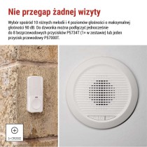 Dzwonek przewodowy/bezprzewodowy P57103, wbudowany