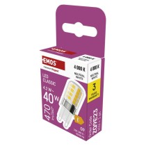 Żarówka LED Classic JC / G9 / 4,2 W (40 W) / 470 lm / neutralna biel