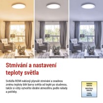LED přisazené svítidlo REMI, kruhové 45W, stmív. se změnou CCT