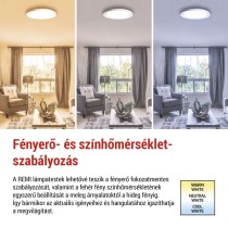 EMOS LED mennyezeti lámpa REMI 45W 2700lm dimm. állítható színhőmérséklet