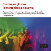 GoSmart Elastyczna taśma LED NEON biała, 5 m, 33 W, RGBIC ściemnialna, WiFi