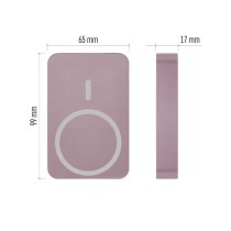 Powerbanka EMOS WI 1046, 10 000 mAh, 20 W+Wireless, lososová