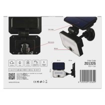 Solární LED reflektor SPILO s pohybovým čidlem, černý, neutrální bílá