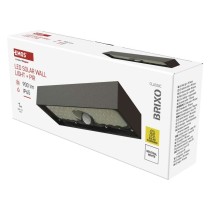 Oprawa LED Garden BRIXO solarna z PIR, 900 lm, NW, czarna