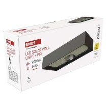 Oprawa LED Garden BRIXO solarna z PIR, 900 lm, NW, czarna