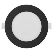 Panel LED wpuszczany NEXXO, okrągły, czarny, 7 W, CCT