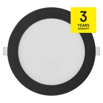 LED podhledové svítidlo NEXXO černé, 17 cm, 12,5 W, teplá/neutrální bílá