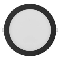 Panel LED wpuszczany NEXXO, okrągły, czarny, 18W, CCT