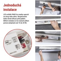 LED lineární svítidlo PANO 20W neutrální bílá