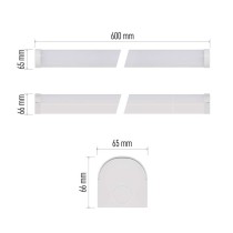 LED lineárne svietidlo PANO 20W, neutrálna biela