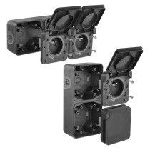 EMOS Cyklone zásuvka dvojnásobná IP55