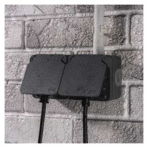 EMOS Cyklone zásuvka dvojnásobná IP55