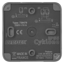 EMOS Cyklone přepínač nástěnný C.1,6 IP55