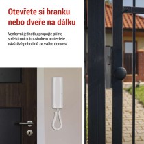 Sada bezdrátového domovního audiotelefonu H1088, 1 účastník 