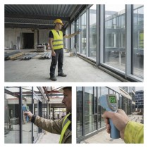 Infrasarkanais digitālais termometrs, bezkontakta