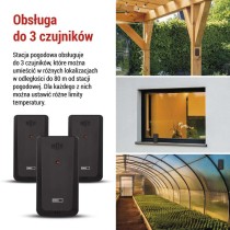 GoSmart bezprzewodowa stacja meteorologiczna E8610 z WiFi