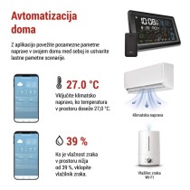 GoSmart brezžična vremenska postaja E8610 z WiFi