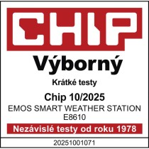 GoSmart bezprzewodowa stacja meteorologiczna E8610 z WiFi