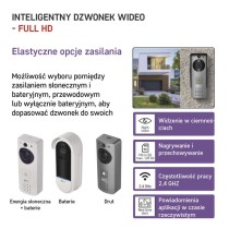 GoSmart Dzwonek wideo IP-09C z WiFi