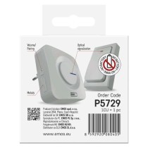 Bezbateriový domovní bezdrátový zvonek P5729 do zásuvky