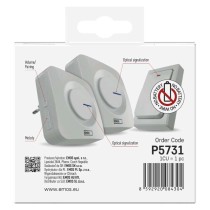 Bezbateriový domovní bezdrátový zvonek P5731 do zásuvky