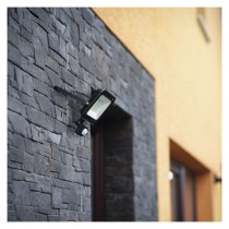 Naświetlacz LED SIMPO 50W,  z czujn. PIR, czarny, neutralna biel