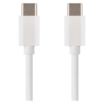 Nabíjací a dátový kábel USB-C 2.0 / USB-C 2.0, 1 m, biely